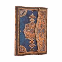 Kalendarz książkowy midi 2026 Safavid Indigo. Wydawca: Paperblanks. SmakLiter.pl Opakowanie Kalendarz książkowy midi 2026 Safavid Indigo