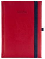 Kalendarz naucz. 2025/26 A5 Nebraska gumka czerw. Autor: Opracowanie zbiorowe. SmakLiter.pl Okładka książki Kalendarz naucz. 2025/26 A5 Nebraska gumka czerw