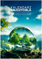 Kalendarz nauczyciela 2025/2026 B5 tyg. PCV Eko. Wydawca: Wokół nas. SmakLiter.pl Opakowanie Kalendarz nauczyciela 2025/2026 B5 tyg. PCV Eko