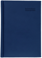 Kalendarz nauczyciela 2025/26 B6 tyg. Vivella granatowy. Wydawca: Wokół nas. SmakLiter.pl Opakowanie Kalendarz nauczyciela 2025/26 B6 tyg. Vivella granatowy