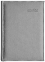 Kalendarz nauczyciela 2025/26 B6 tyg. Vivella szary. Wydawca: Wokół nas. SmakLiter.pl Opakowanie Kalendarz nauczyciela 2025/26 B6 tyg. Vivella szary