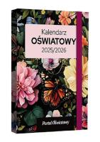 Okładka książki Kalendarz Oświatowy 2025/2026 Kwiaty