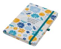 Kalendarz pedagoga 2025/26 A5 tyg Salsa kwiat. Wydawca: ELEFANT. SmakLiter.pl Opakowanie Kalendarz pedagoga 2025/26 A5 tyg Salsa kwiat