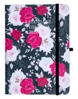 Kalendarz pedagoga 2025/26 B6 tyg Salsa czer-kwiat. Wydawca: ELEFANT. SmakLiter.pl Opakowanie Kalendarz pedagoga 2025/26 B6 tyg Salsa czer-kwiat