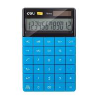 Opakowanie Kalkulator 12-pozycyjny niebieski DELI