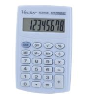 Kalkulator kieszonkowy Vector VC-210 LB. Wydawca: Vector. SmakLiter.pl Opakowanie Kalkulator kieszonkowy Vector VC-210 LB