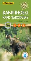 Kampinoski Park Narodowy mapa laminowana. Autor:   Praca zbiorowa. SmakLiter.pl Okładka książki Kampinoski Park Narodowy mapa laminowana