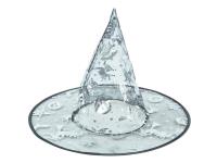 Kapelusz czarownicy czarno-srebrny 32x32cm. Wydawca: MFP. SmakLiter.pl Opakowanie Kapelusz czarownicy czarno-srebrny 32x32cm