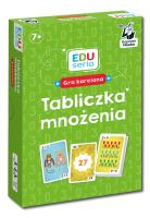 Kapitan Nauka Tabliczka mnożenia Gra karciana. Autor: Patrycja Zakaszewska, Maciej Łazowski. SmakLiter.pl Okładka książki Kapitan Nauka Tabliczka mnożenia Gra karciana