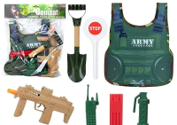 Opakowanie Karabin i kamizelka wojskowa z akcesoriami