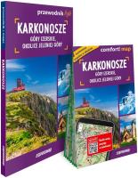 Okładka książki Karkonosze 2w1 light: przewodnik + mapa