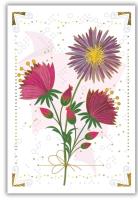 Opakowanie Karnet 12x18cm + koperta Hibiskus