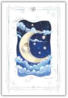 Opakowanie Karnet 12x18cm + koperta Księżyc