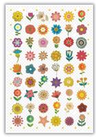 Opakowanie Karnet 12x18cm + koperta Kwiatki