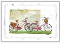 Opakowanie Karnet 12x18cm + koperta Rowery