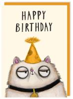 Opakowanie Karnet 307 Urodziny Przebiegły kot