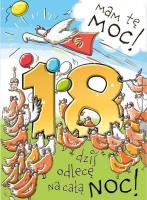 Opakowanie Karnet A4 18 urodziny - Mam tę moc