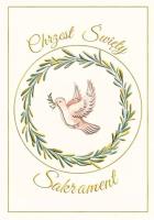 Opakowanie Karnet A4 chrzest Gołąb