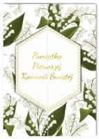Opakowanie Karnet A5 Komunia Konwalie