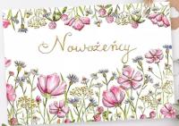 Opakowanie Karnet A5 Ślub Polne kwiaty