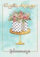 Karnet A5 Tort glamour. Wydawca: Henry. SmakLiter.pl Opakowanie Karnet A5 Tort glamour