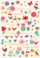 Karnet A5 Urodziny - Łąka. Wydawca: Henry. SmakLiter.pl Opakowanie Karnet A5 Urodziny - Łąka