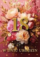 Karnet B6 3D Urodziny 18. Wydawca: Armin Style. SmakLiter.pl Opakowanie Karnet B6 3D Urodziny 18