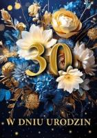 Karnet B6 3D Urodziny 30. Wydawca: Armin Style. SmakLiter.pl Opakowanie Karnet B6 3D Urodziny 30