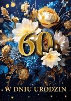 Karnet B6 3D Urodziny 60. Wydawca: Armin Style. SmakLiter.pl Opakowanie Karnet B6 3D Urodziny 60