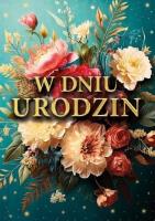 Karnet B6 3D W dniu urodzin. Wydawca: Armin Style. SmakLiter.pl Opakowanie Karnet B6 3D W dniu urodzin