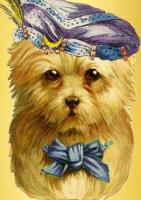 Opakowanie Karnet B6 brokat z kopertą Piesek wróżka