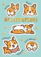Opakowanie Karnet B6 Corgiowy