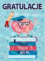 Opakowanie Karnet B6 Gratulacje Mózg