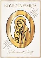 Opakowanie Karnet B6 Komunia. Maryjka