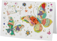 Opakowanie Karnet B6 + koperta MO7344X1 Urodziny Motyle