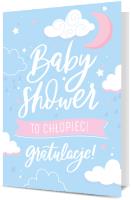 Karnet B6 Narodziny chłopiec. Wydawca: PAN DRAGON. SmakLiter.pl Opakowanie Karnet B6 Narodziny chłopiec