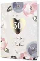 Opakowanie Karnet B6 Rocznica ślubu 50