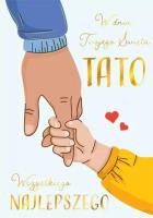 Opakowanie Karnet B6 Tata dłoń