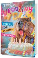 Karnet B6 Urodziny. Wydawca: PAN DRAGON. SmakLiter.pl Opakowanie Karnet B6 Urodziny