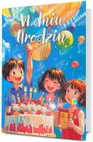 Karnet B6 Urodziny. Wydawca: PAN DRAGON. SmakLiter.pl Opakowanie Karnet B6 Urodziny