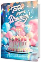 Karnet B6 Urodziny. Wydawca: PAN DRAGON. SmakLiter.pl Opakowanie Karnet B6 Urodziny