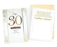 Opakowanie Karnet B6 Urodziny 30