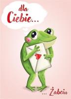 Opakowanie Karnet B6 Walentynki - Żabcia
