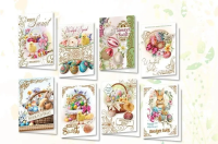 Opakowanie Karnet B6 Wielkanoc (10szt.) z naklejanym.. Świec