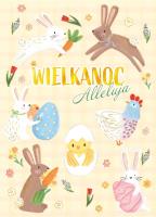 Opakowanie Karnet B6 Wielkanoc Zajączki