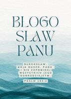 Opakowanie Karnet - Błogosław Panu