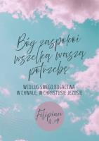 Opakowanie Karnet - Bóg zaspokoi