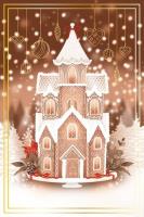 Opakowanie Karnet Boże Narodzenie - Hazel Gingerbread House