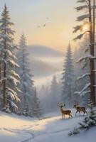 Opakowanie Karnet Boże Narodzenie - Wintertime