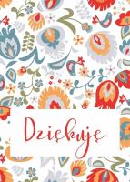 Karnet - Dziękuję - folklor. Wydawca: Koinonia. SmakLiter.pl Opakowanie Karnet - Dziękuję - folklor